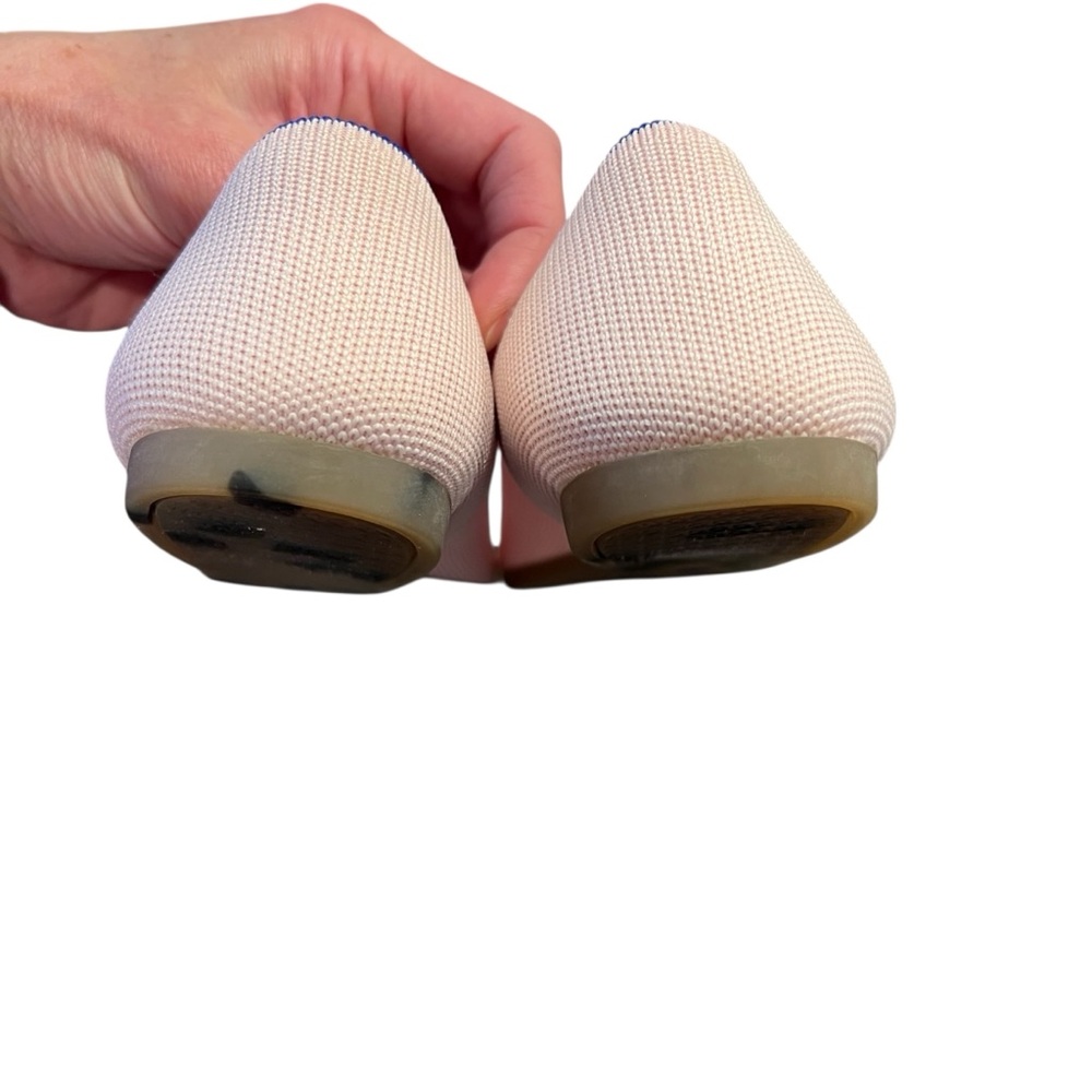 ROTHY’s The Point Ballet Flat Blush Light Pink Women’s Size 8 | Tortoise Shell - Picture 7 of 9